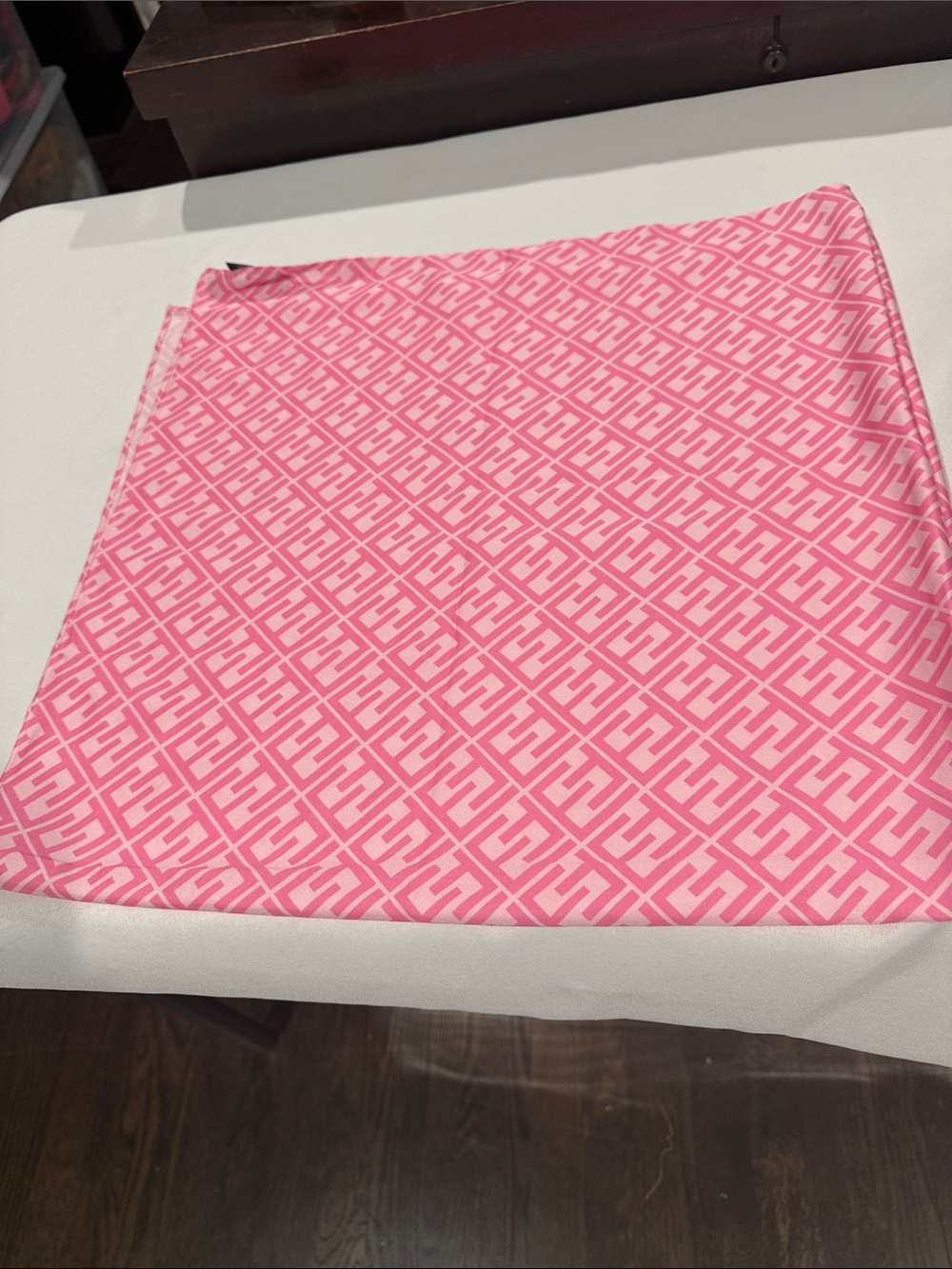 White Fox Boutique Pink 35x35 scarf top